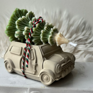 Kerst auto met boom groot