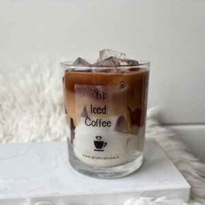 iced coffee candle