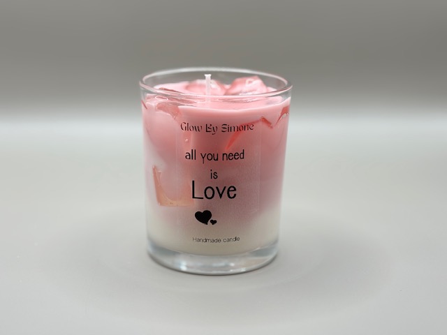 valentijns hart in een glas - Afbeelding 4