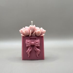 tasje met tulpen